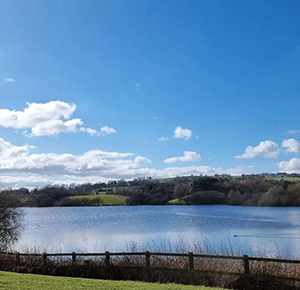 A glorious day at Tittesworth Water, near Leek in Staffordshire